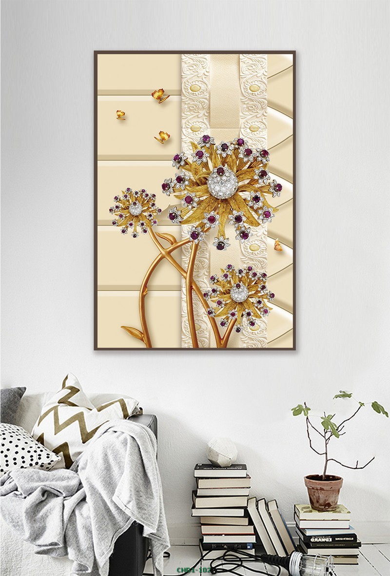 Hoa -tranh ngọc CHD1-102KG